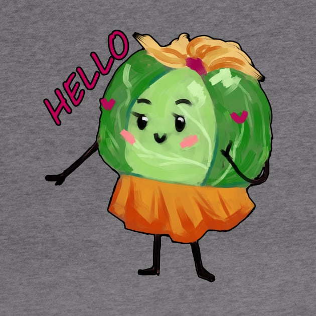 Cheerful Cabbage by Demonic cute cat